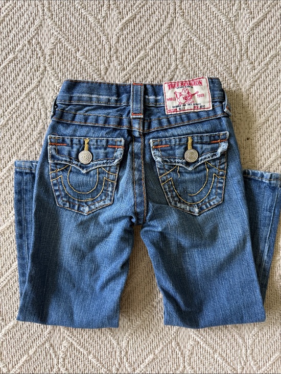 True Religion Other - True Religion Boys' Billy Dark Blue Denim Jeans Distressed  - Size 4
